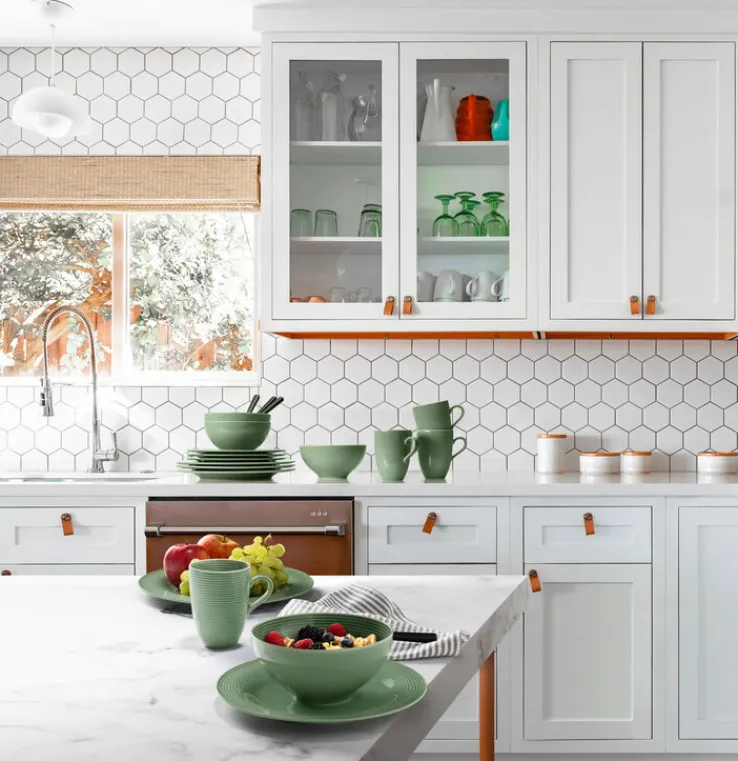 Seltmann Weiden Untertasse BEAT COLOR GLAZE 6er Set salbeigrün