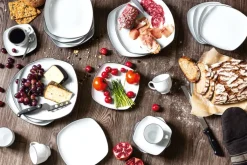 Seltmann Weiden Untertasse LIDO 14,5 cm schwarz/weiß