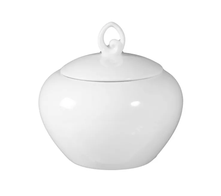 Seltmann Weiden Zuckerdose RONDO LIANE weiß