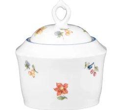 Seltmann Weiden Zuckerdose 240 ml SONATE NOSTALGIE Weiß mit Streublumendekor