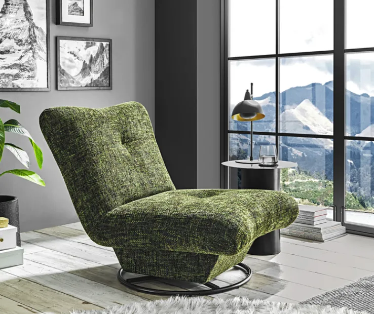 QUARTIER Sessel HALEY dunkelgrün