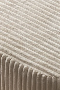 Sessel mit Hocker SPIN elfenbein