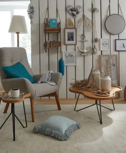 Sessel Set INGA 2-teilig Picasso silbergrau