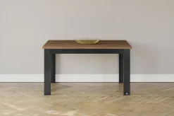 set one by Musterring Esstisch YORK 67 anthrazit /Eiche Artisan
