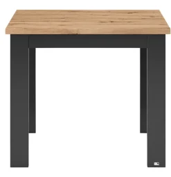 set one by Musterring Esstisch YORK 66 anthrazit /Eiche Artisan