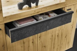 set one by Musterring Highboard DELTONA 154x122 cm Eiche Artisan Dekor / Sandstein