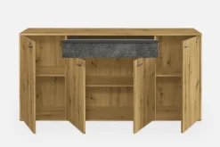 set one by Musterring Sideboard DELTONA 184x89 cm Eiche Artisan Dekor / Sandstein
