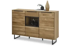 set one by Musterring Sideboard JACKSON 150 x 94 cm Eiche massiv/Eiche furniert
