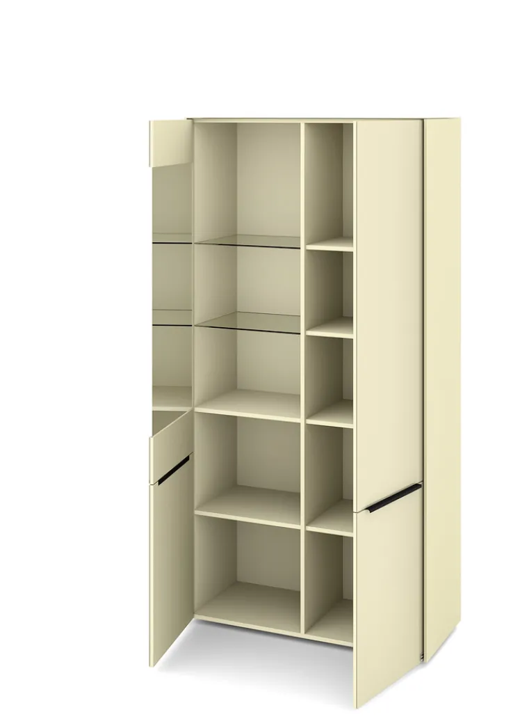 set one by Musterring Vitrine RENO 92x185 cm kaschmir