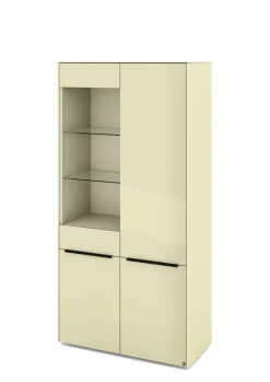 set one by Musterring Vitrine RENO 92x185 cm kaschmir