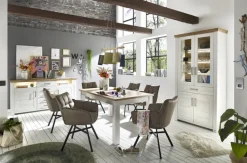 set one by Musterring Set One Esstisch York 160(240)x90 cm Pino Aurelio/Eiche Nelson Nachbildung