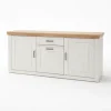 Sideboard 183 cm NB Pinie Aurelio weiß /Grandson Oak braun
