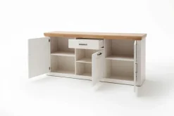 Sideboard 183 cm NB Pinie Aurelio weiß /Grandson Oak braun