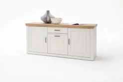 Sideboard 183 cm NB Pinie Aurelio weiß /Grandson Oak braun