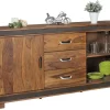 Sideboard 160 x 80 cm braun