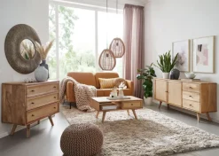 Sideboard 140 x 75 cm Mango massiv