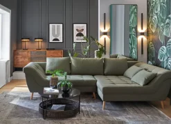 QUARTIER Sideboard JOHNSON 175 x 77 x 40 cm in Braun/Grau