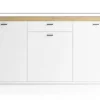 QUARTIER Sideboard LANCASTER 180 x 91 cm Eiche Artisan