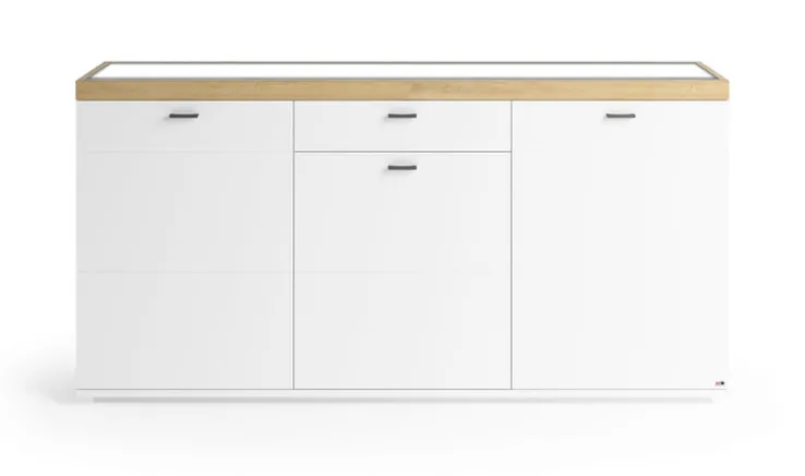 QUARTIER Sideboard LANCASTER 180 x 91 cm Eiche Artisan