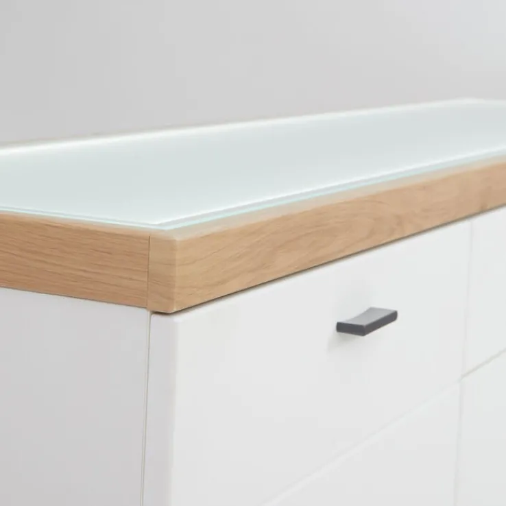 QUARTIER Sideboard LANCASTER 180 x 91 cm Eiche Artisan