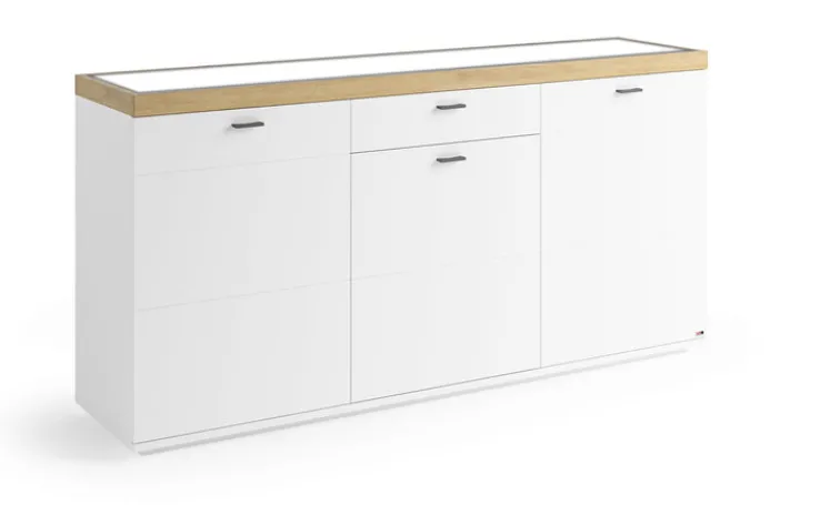 QUARTIER Sideboard LANCASTER 180 x 91 cm Eiche Artisan