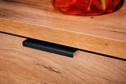 Sideboard LOOP 150 x 76 cm Kerneiche-Dekor/anthrazit