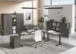 Sideboard LORENZ 161x101x40 cm graphit