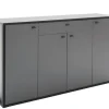 Sideboard LUXOR 165 x 92 cm Royal grau/ anthrazit