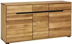 Sideboard MILO 163 x 83 cm Eiche teilmassiv