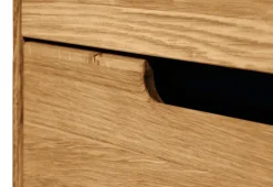 Sideboard MILO 163 x 83 cm Eiche teilmassiv