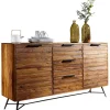 Sideboard NISHAN 160 x 88 cm braun