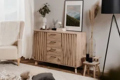 QUARTIER Sideboard WELLINGTON 126,5 x 85 cm Schwedeneiche