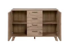 QUARTIER Sideboard WELLINGTON 126,5 x 85 cm Schwedeneiche