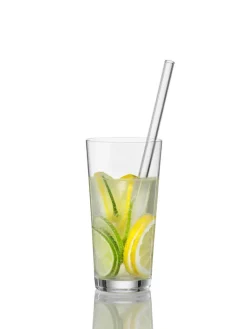 SIMAX exclusive Glastrinkhalm Set gerade EXKLUSIV 7-teilig 23 cm