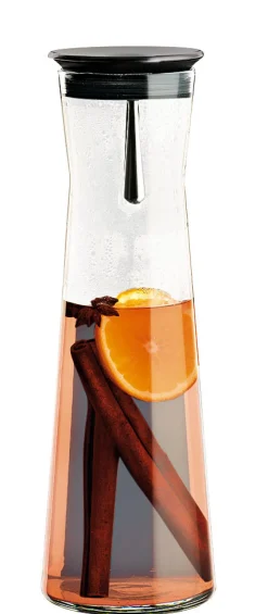 SIMAX exclusive Karaffe SPOUT 1100 ml klarglas/ schwarz