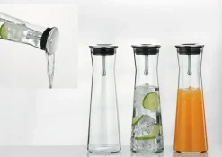 SIMAX exclusive Karaffe SPOUT 1100 ml klarglas/ schwarz