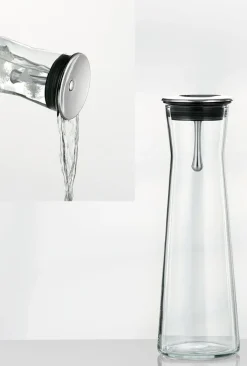 SIMAX exclusive Karaffe SPOUT 1100 ml klarglas/ schwarz