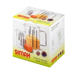 SIMAX Messbecher 2-teilig transparent