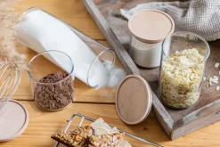 SIMAX Vorratsglas mit Holzdeckel 2000 ml Sicherheitsglas transparent