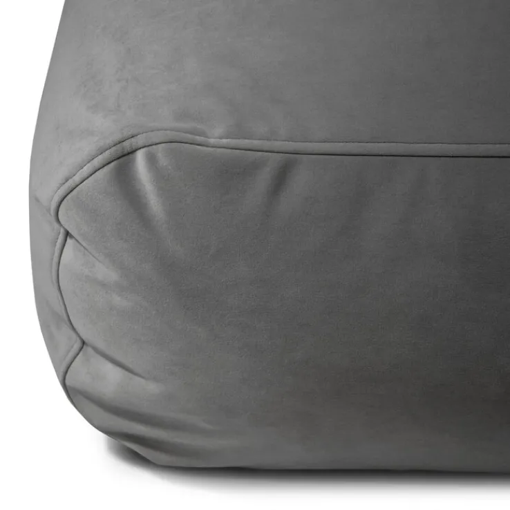 QUARTIER Sitzsack SMOOTH 100 x 85 cm grau