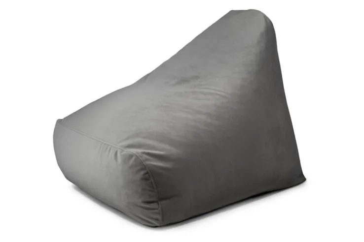 QUARTIER Sitzsack SMOOTH 100 x 85 cm grau
