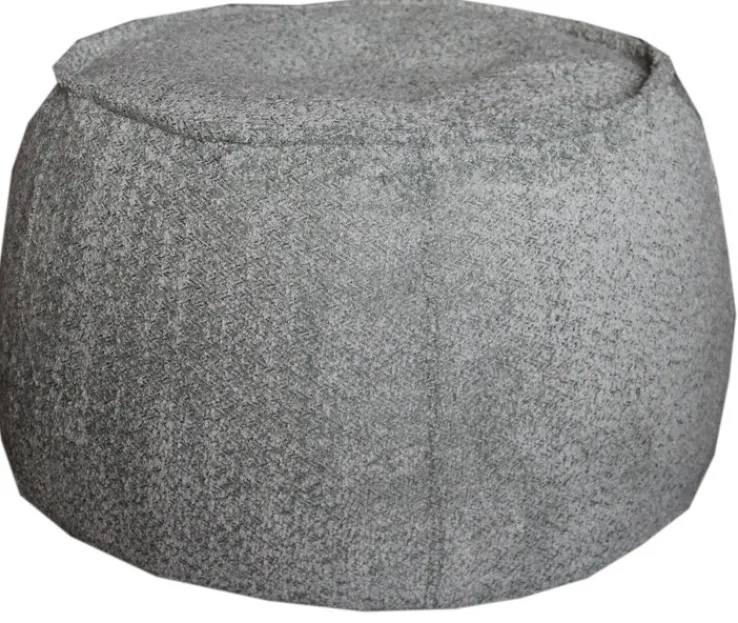 QUARTIER Sitzsack-Hocker KAYLA 41 x 60 cm hellgrau