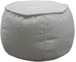 QUARTIER Sitzsack-Hocker KAYLA 41 x 60 cm weiß