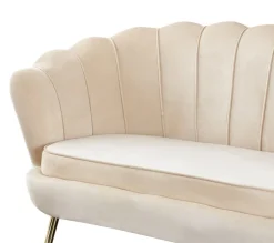Sofa 2-Sitzer beige