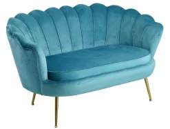 Sofa 2-Sitzer blau