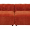 QUARTIER Sofa 2-Sitzer CLUB HOUSE 2-Sitzer aperolrot