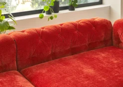 QUARTIER Sofa 2-Sitzer CLUB HOUSE 2-Sitzer aperolrot