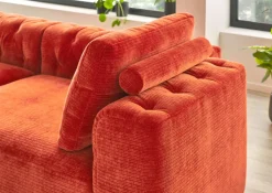 QUARTIER Sofa 2-Sitzer CLUB HOUSE 2-Sitzer aperolrot