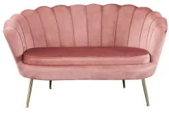 Sofa 2-Sitzer rose