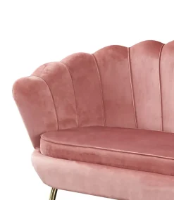 Sofa 2-Sitzer rose